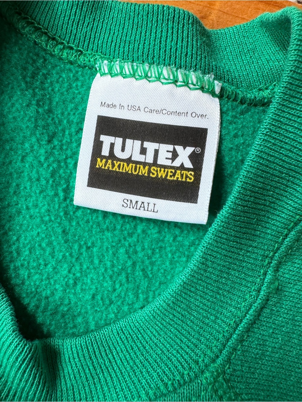 Vintage 1990s Green Tultex Crewneck Small